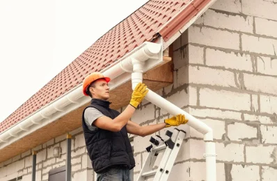 Pose et remplacement de gouttières à Belflou